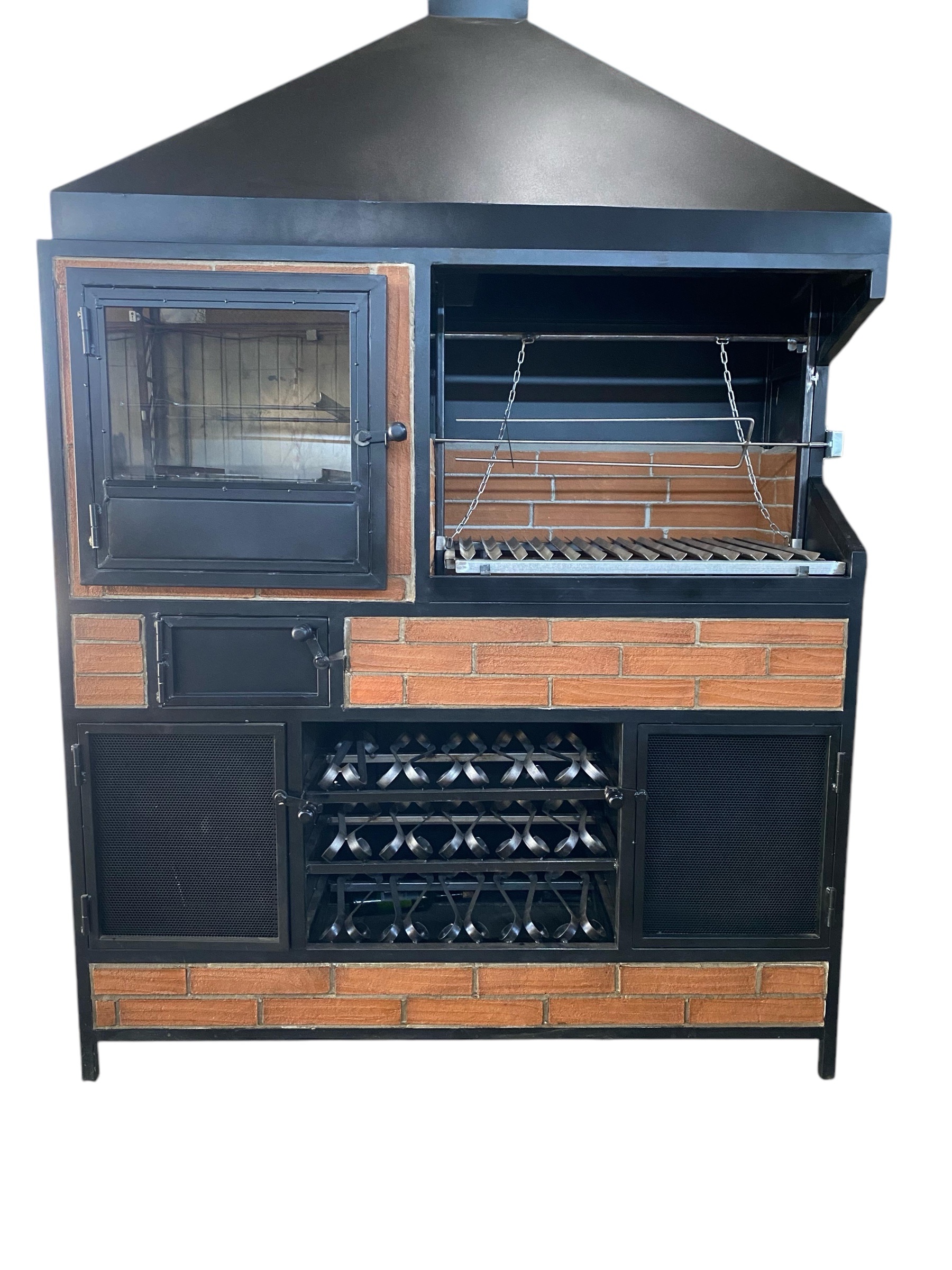 Quincho con parrilla y horno - Muebles y Terrazas